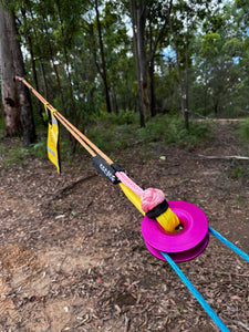 Australian made Soft Shackle Pink 10mm*60cm*16000kg, 4WD Recovery Gear