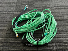 Load image into Gallery viewer, George4x4 SYNTHETIC WINCH ROPE 3300kg Suitable for Small vehicles like Jimny Zuke. 6mm, rated breaking 3300kg, 4500lbs winches Made of Synthetic rope, Spliced in Australia   very light, can float in water High Abrasion resistance and good UV resistance No stretch, easy handling Heavy duty Reinforced eyelet with GEORGE4X4 Stainless Steel Tubular Thimble or small soft eye, suitable for Jimny Zuke 