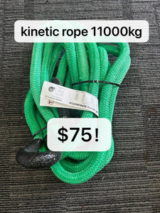 Nylon Kinetic Rope: 9m*11000kg, 4WD Recovery Gear