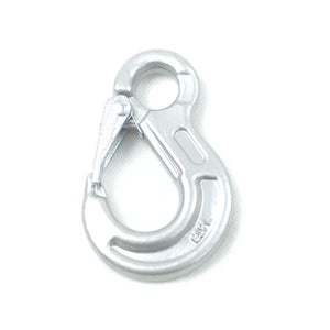 G100 6mm Sling Hook for Towing Chain / Trailer chain Eye Sling Hook: 6mm WLL 1,400kg, Breaking Force 5,600kg Can be used together with BOTH Chain 4177-25 (10mm) and 4177-35 (13mm).  This lifting component suits a Trailer with an ATM up to 3700kg (perfectly with 2500kg and 3500kg).