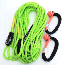 Load image into Gallery viewer, George4x4 Lightweight Recovery Kit  This kit includes 1pc*Extension Towing Rope(Green or Grey), Australian made 12mm*10m Or 12mm*20m Breaking Strength: 13200kg 2pcs*Soft Shackle, Australian made 11mm*65cm*18000kg Or 12mm*70cm*19800kg This recovery kit is very light weight, safer and more durable in every possible way. 