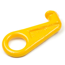 Load image into Gallery viewer, G80 Lifting Eye Container Hook - 45 deg Right Hand, WLL 12.5 Ton Features: Made from G80 alloy steel for durability Designed for lifting containers by connecting to twist lock pockets Safety factor of 4:1 for secure lifting operations Conforms to AS 3776 standards Working Load Limit (WLL) of 12.5 tonnes