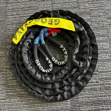 Load image into Gallery viewer, George4x4 Bridle Equaliser Rope Full Sheath This Bridle rope has been fully sheathed into one piece, can be used as a tree trunk protector and extension for kinetic rope or snatch strap. UV resistant, waterproof and more durable Very light, can float in water 9mm, rated 8000kg Standard length available: 3m/4m/5m/6m 