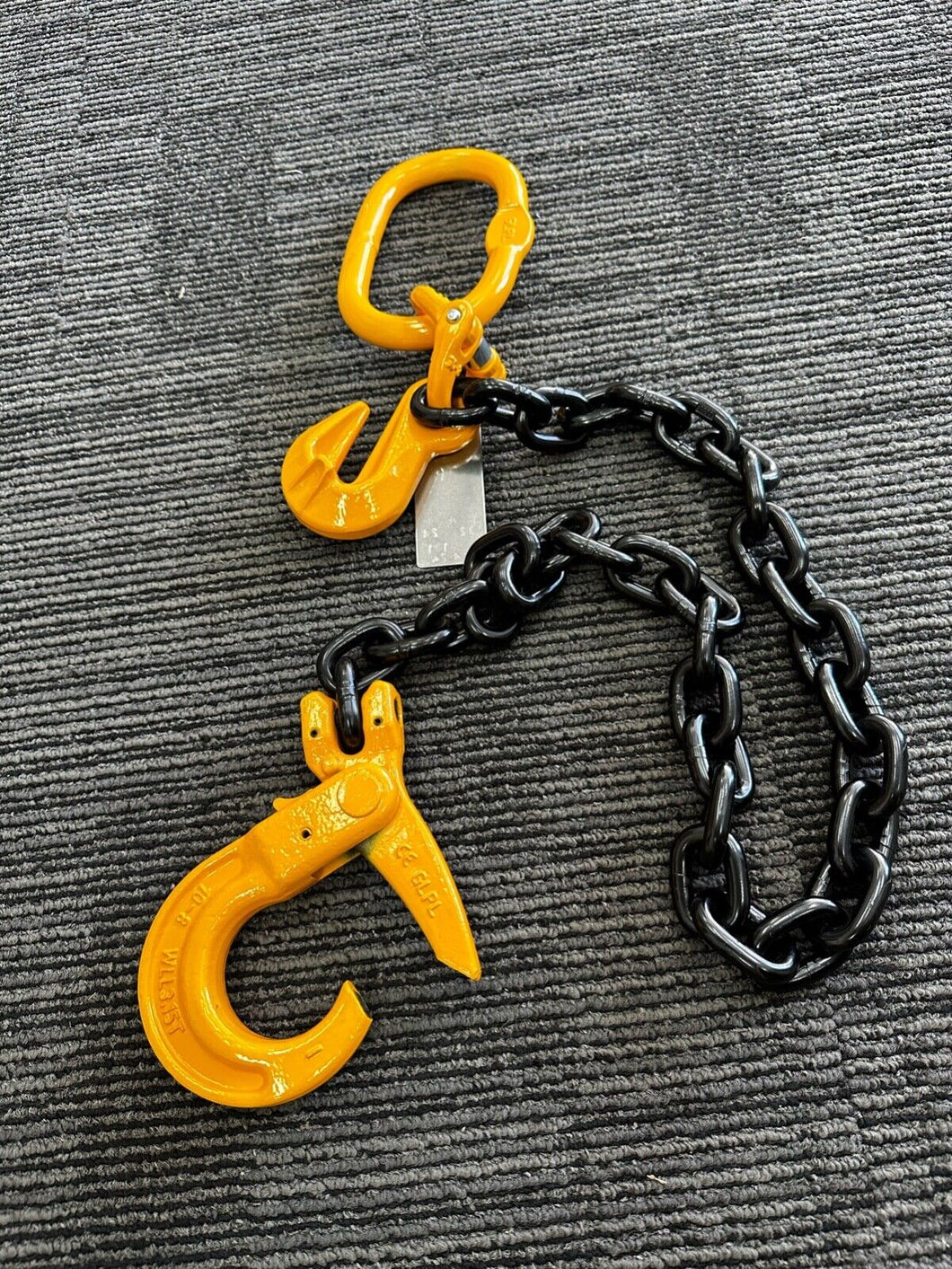 Grade 80 Chain Sling 10mm 1 Leg WLL 3.2Ton Custom Length Clevis Self Locking Safety Hook( Tested and Assembly in Australia)