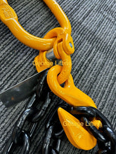 Load image into Gallery viewer, Grade 80 Chain Sling 13mm 1 Leg WLL 5.3Ton with Clevis Self Locking Safety Hook Custom length( Tested and Assembly in Australia)